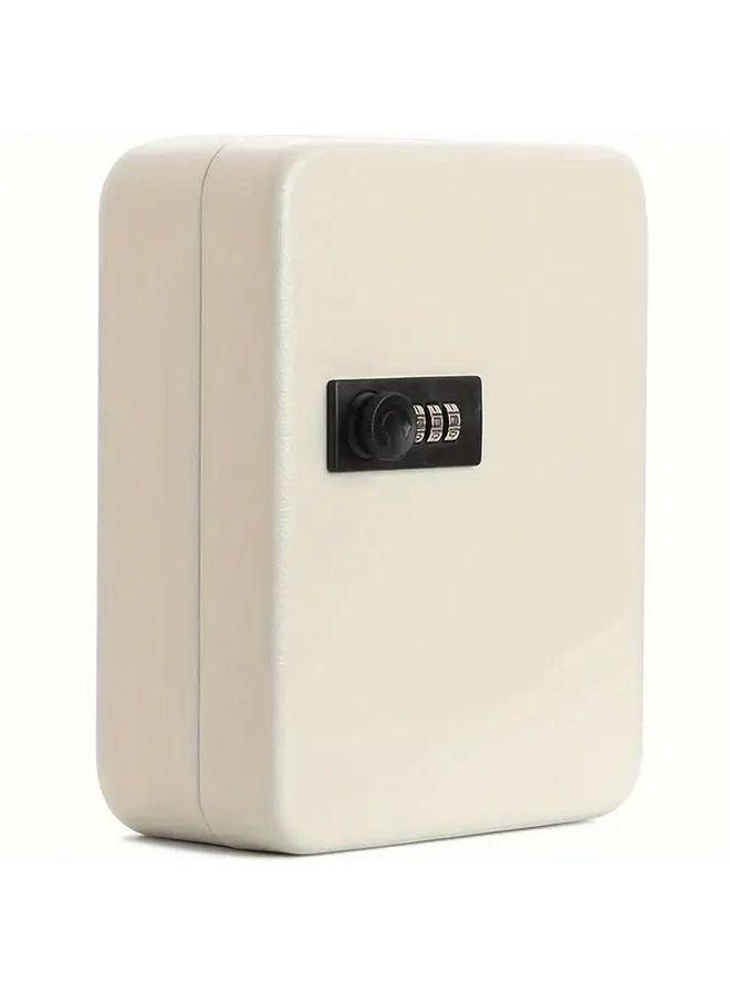 Black Key Box with 20 Keys PIN Code Dial Wall Mount for Home and Office - Image 3